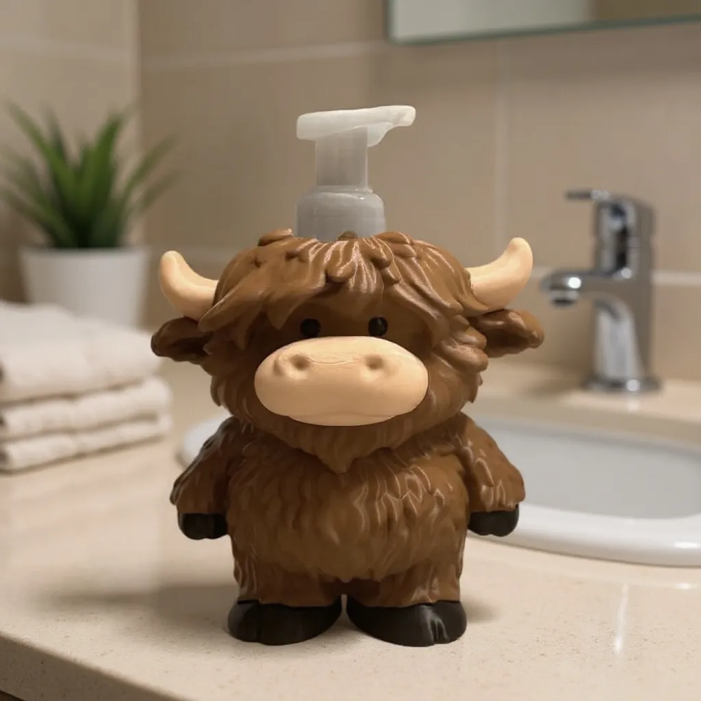 Handcrafted Highland Cow Soap Holder