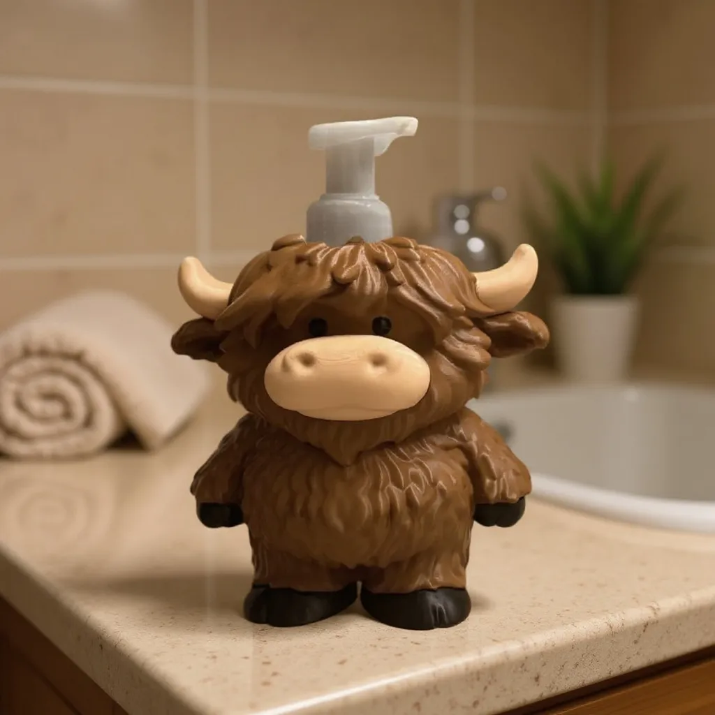 Handcrafted Highland Cow Soap Holder