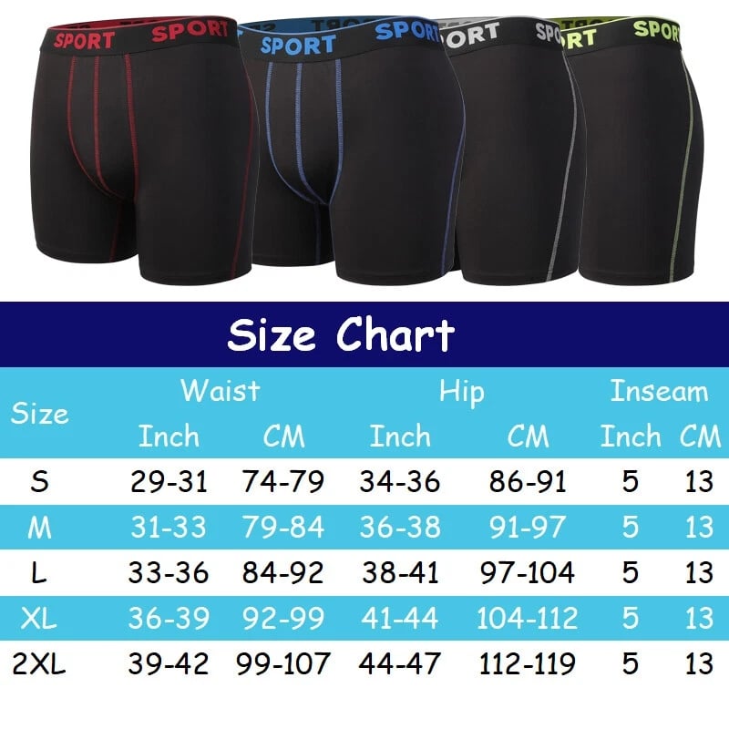 5 Pack Men's Letter Tape Boxer Brief, Casual Comfy Breathable Underwear for Daily Wear