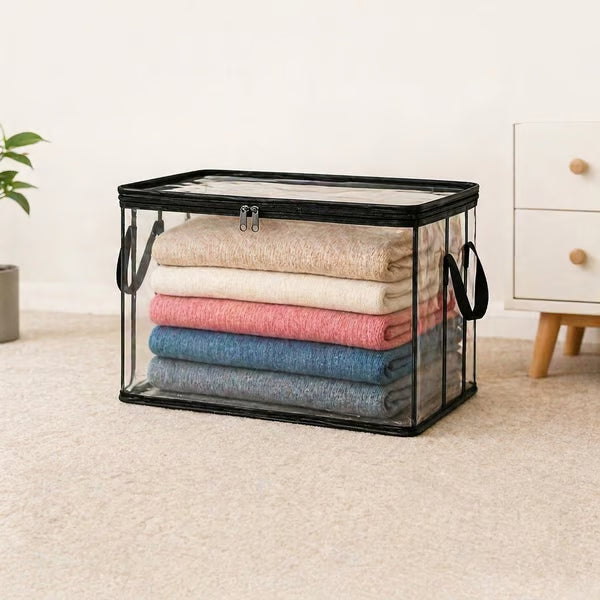 🎁 Mother's Day Sale 49% OFF📦Large Heavy-Duty Thick Plastic Clear Storage Bag for Clothes, Moving & Storage