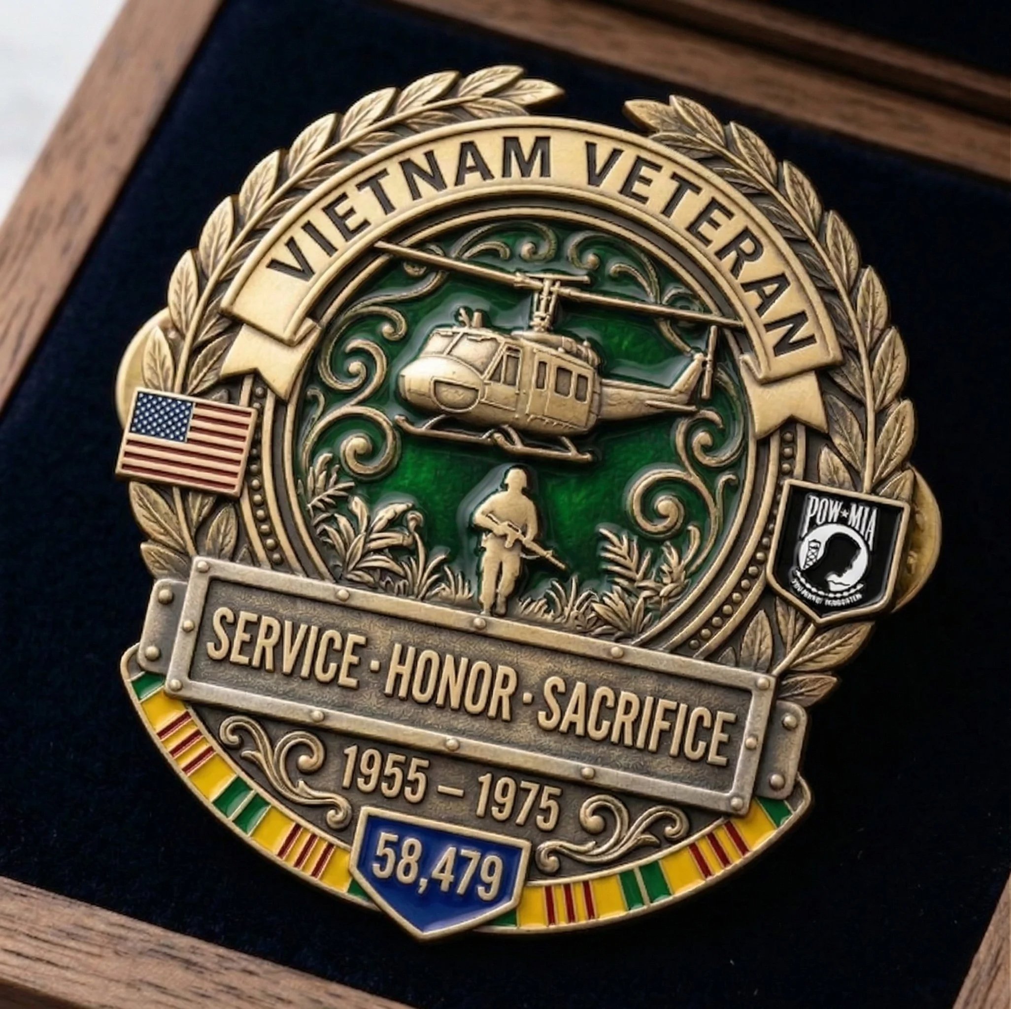 🎖️Vietnam Veteran Honor Commemorative Pin