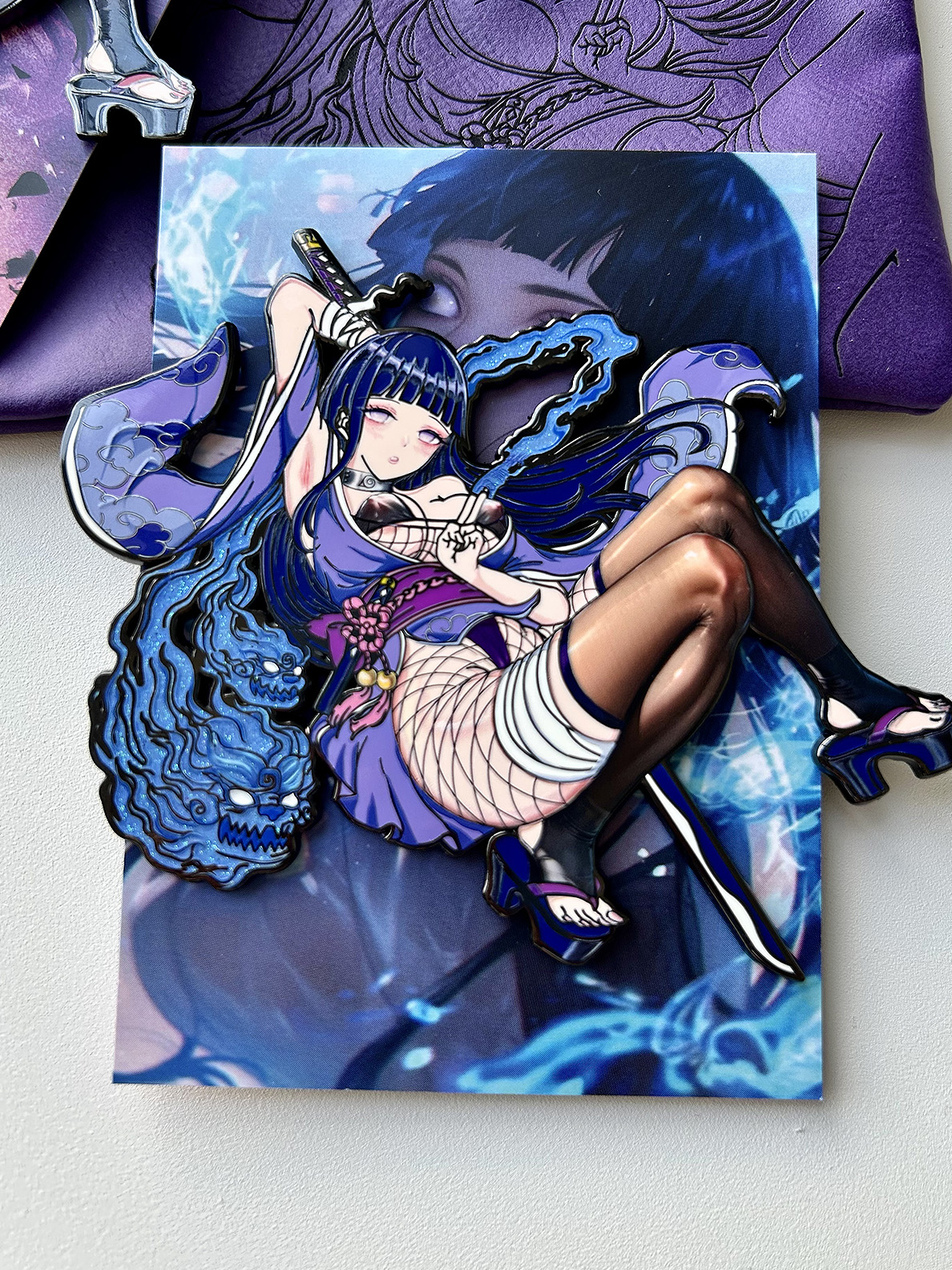 Naruto Hyuuga Hinata Enamel Pin