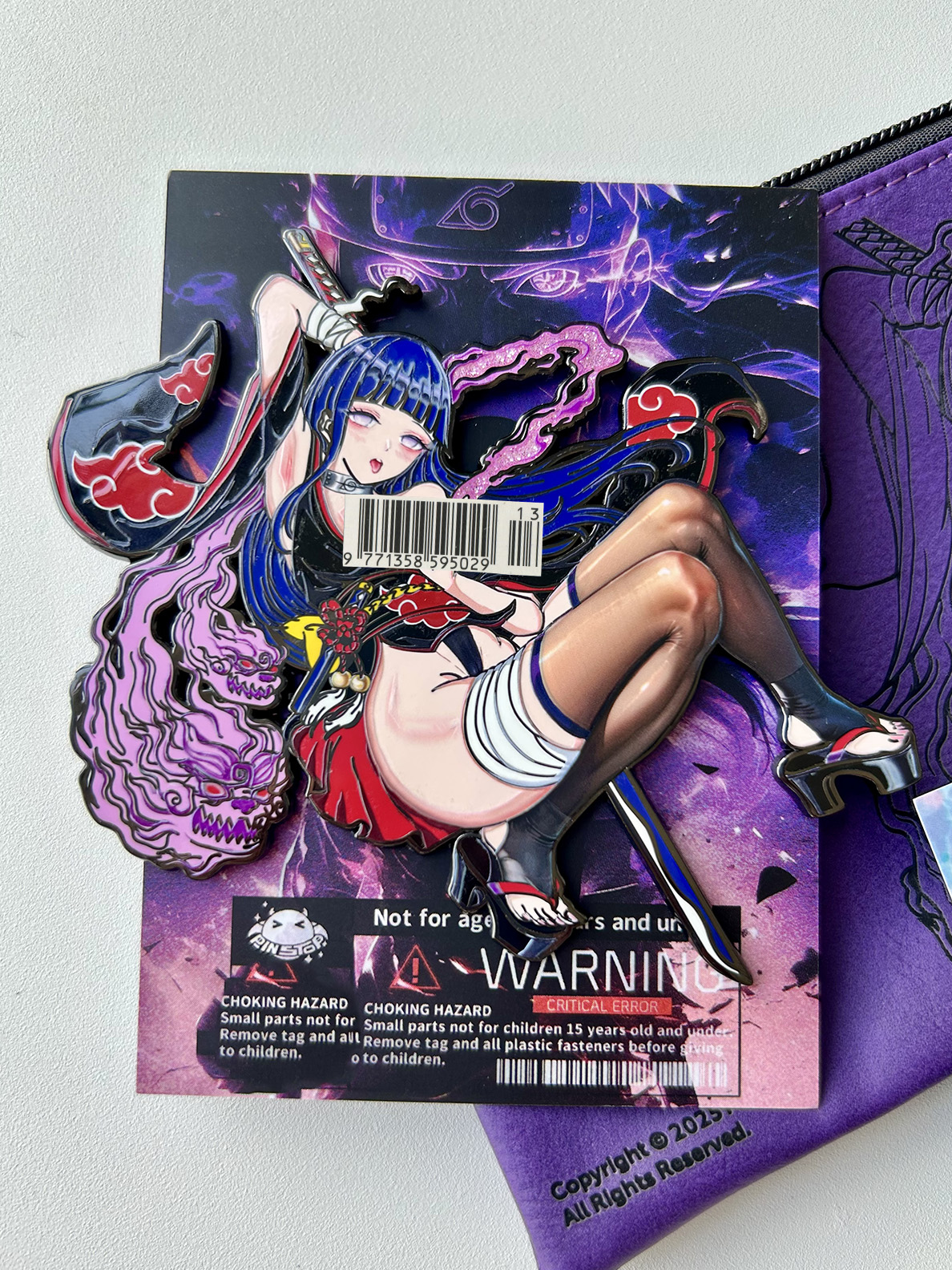 Naruto Hyuuga Hinata Enamel Pin