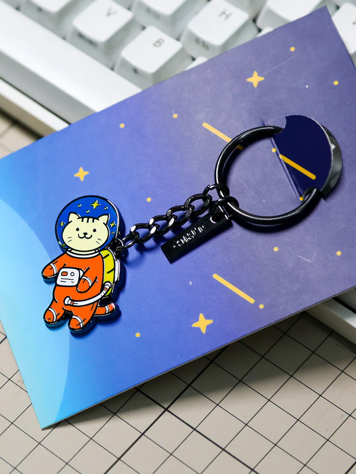 SPACECAT KEY CHAIN