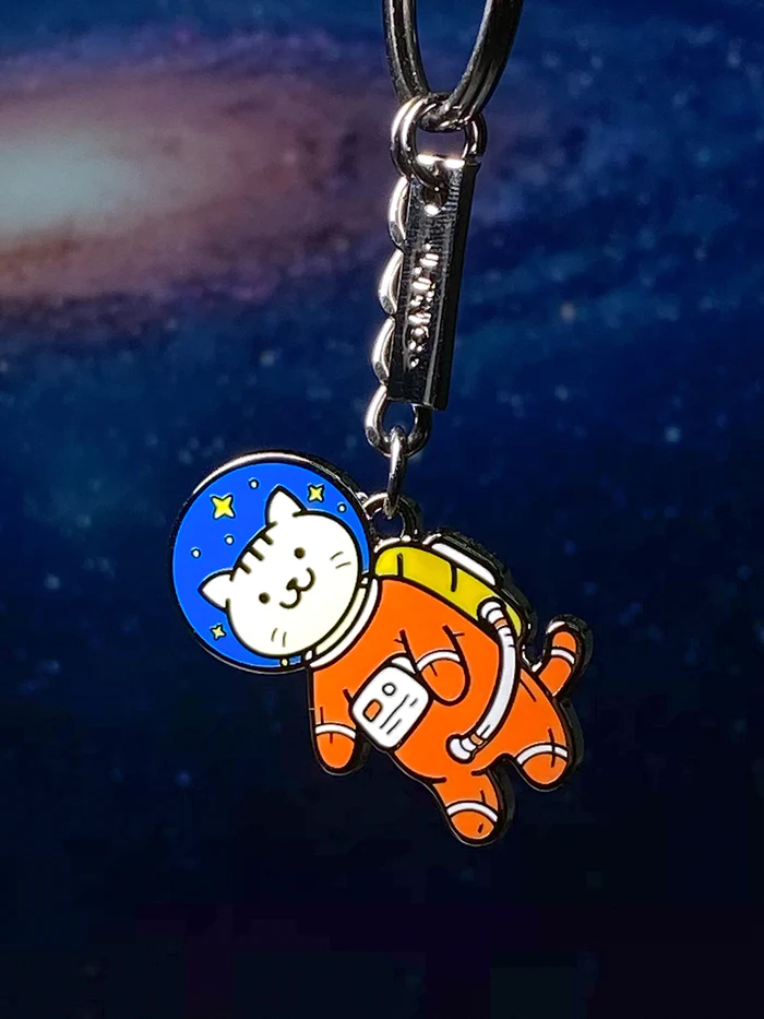 SPACECAT KEY CHAIN
