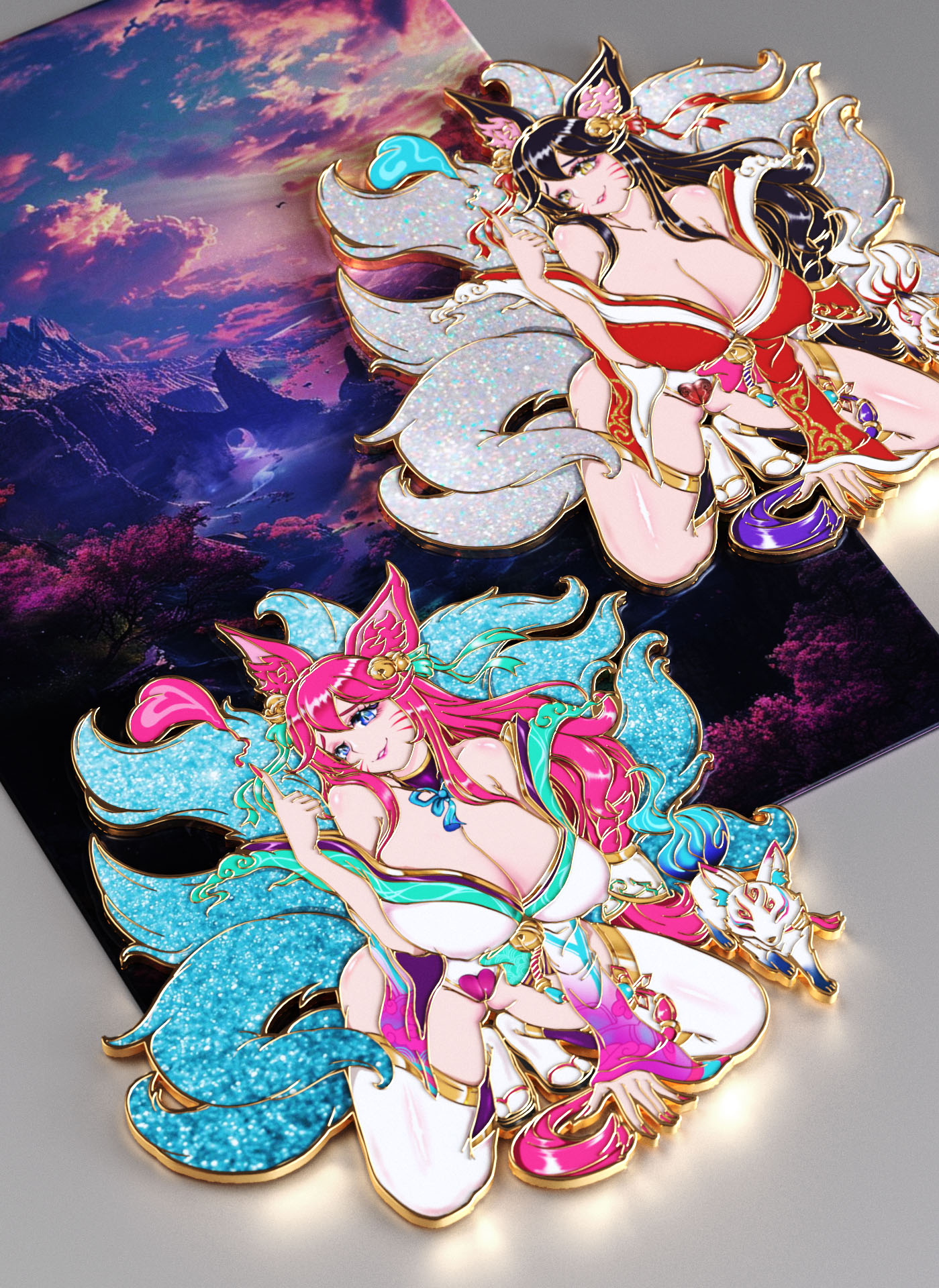  Ahri Enamel Pin