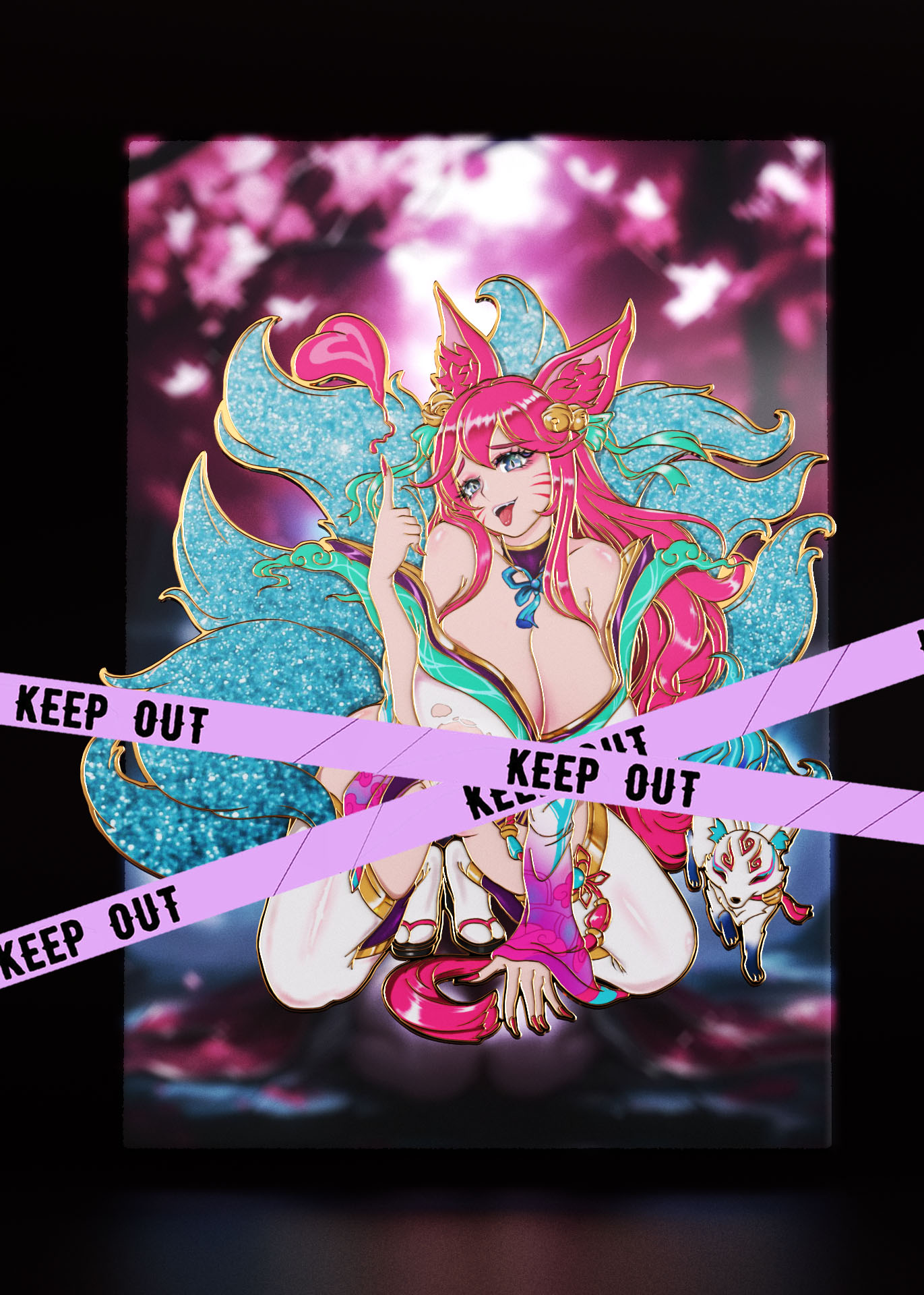  Ahri Enamel Pin