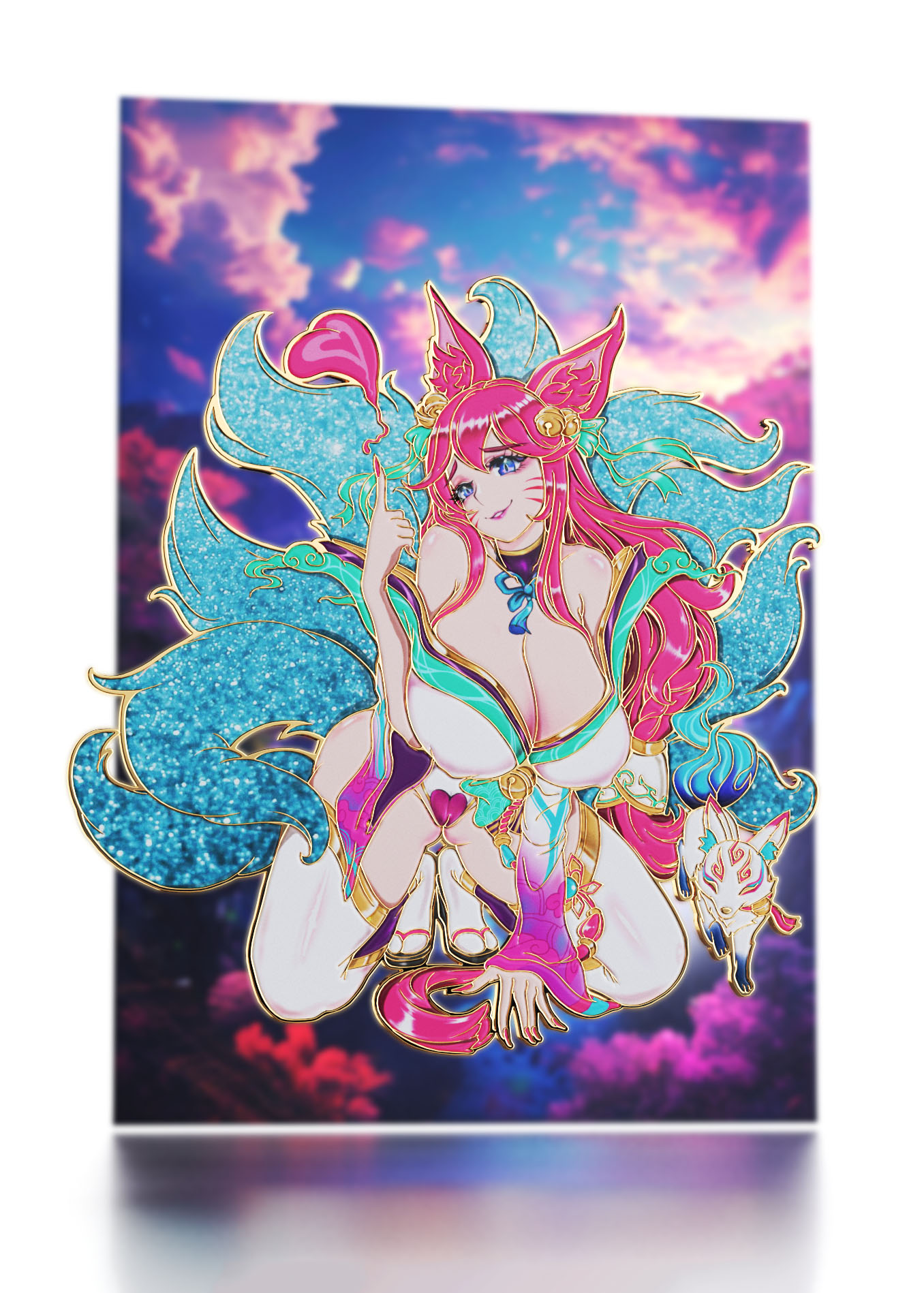  Ahri Enamel Pin