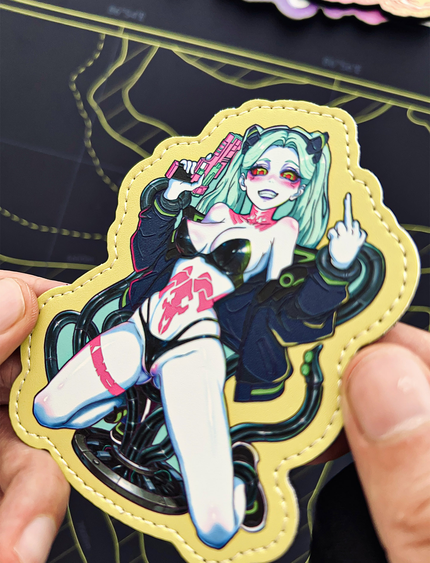 Rebecca Leather Patch 
