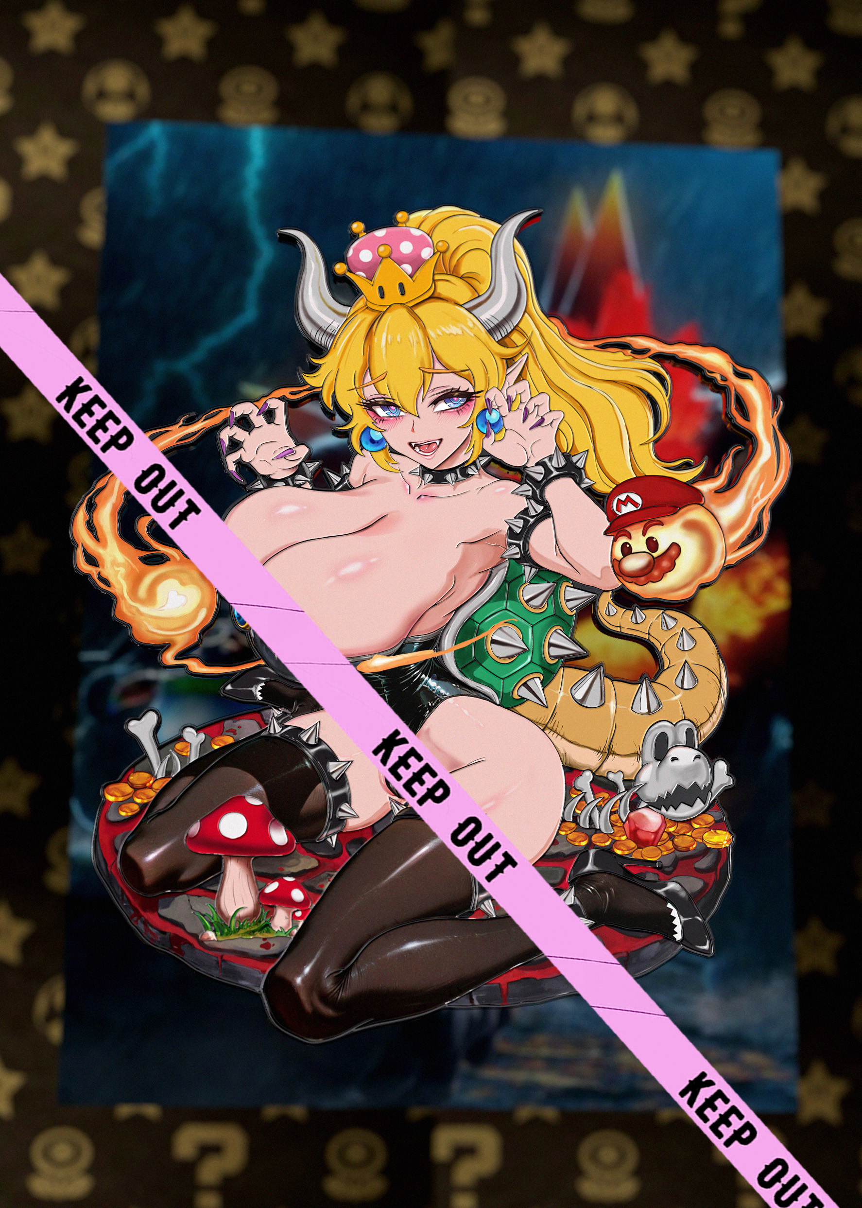 Bowsette  Enamel Pin [PRE-ORDER]