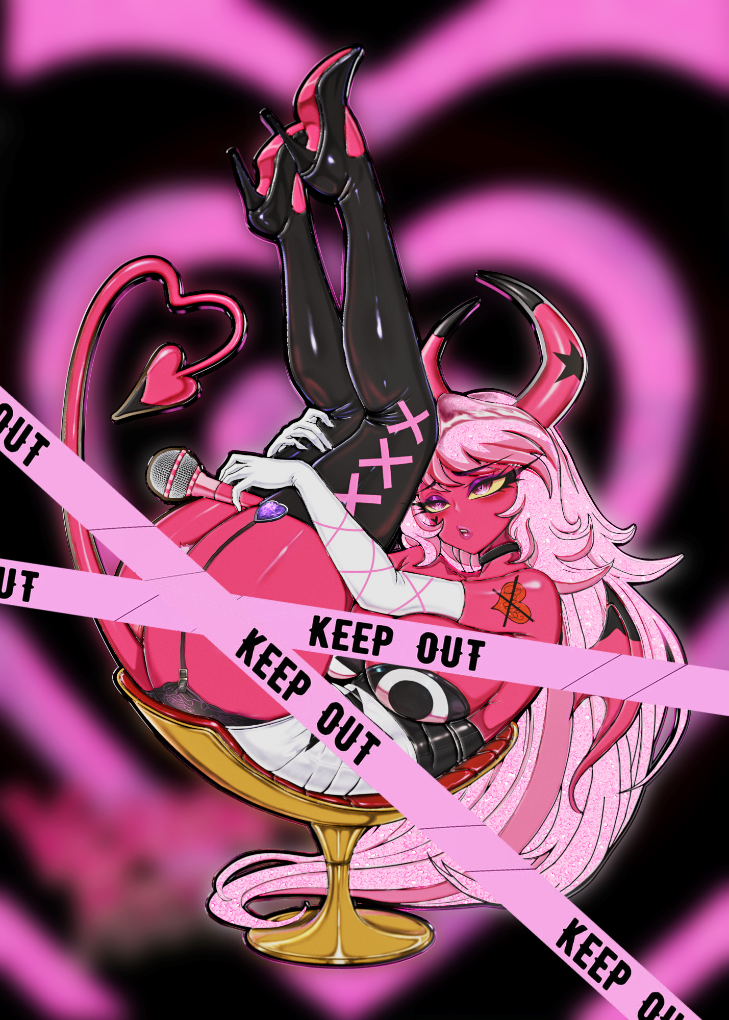 Verosika Mayday Enamel Pin