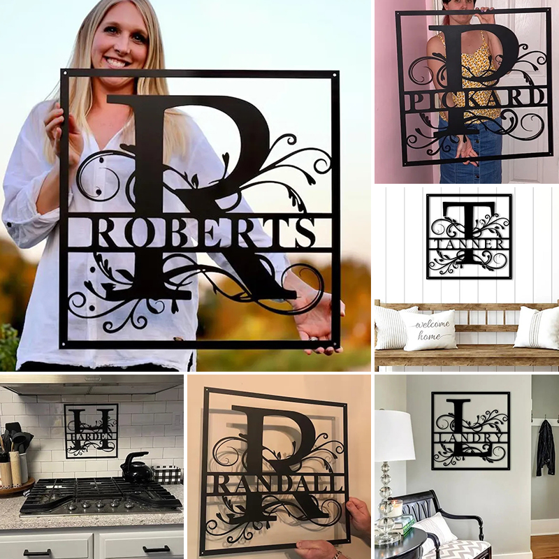 💕Personalized metal letter art 💕Customize the name you want🎁【Buy 2 free shipping】