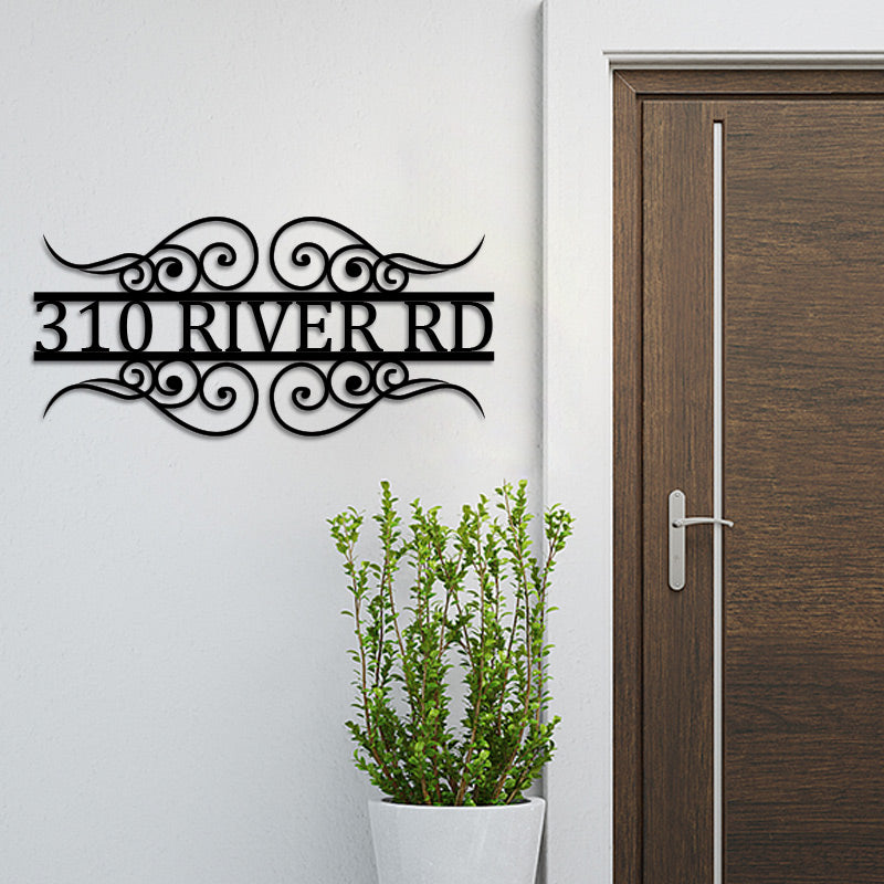 💕Personalized Address Metal Sign House Numbers for Housewarming Gift🎁【Buy 2 Free Shipping】