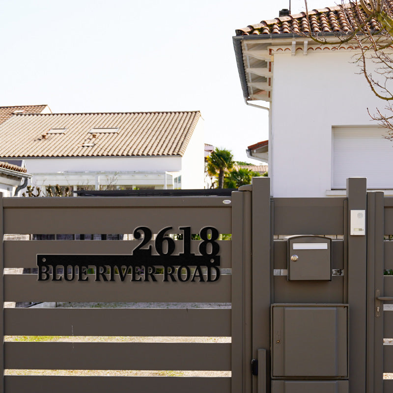 💕Personalized Address Metal Sign House Numbers for Home & Garden🎁【Buy 2 Free Shipping】