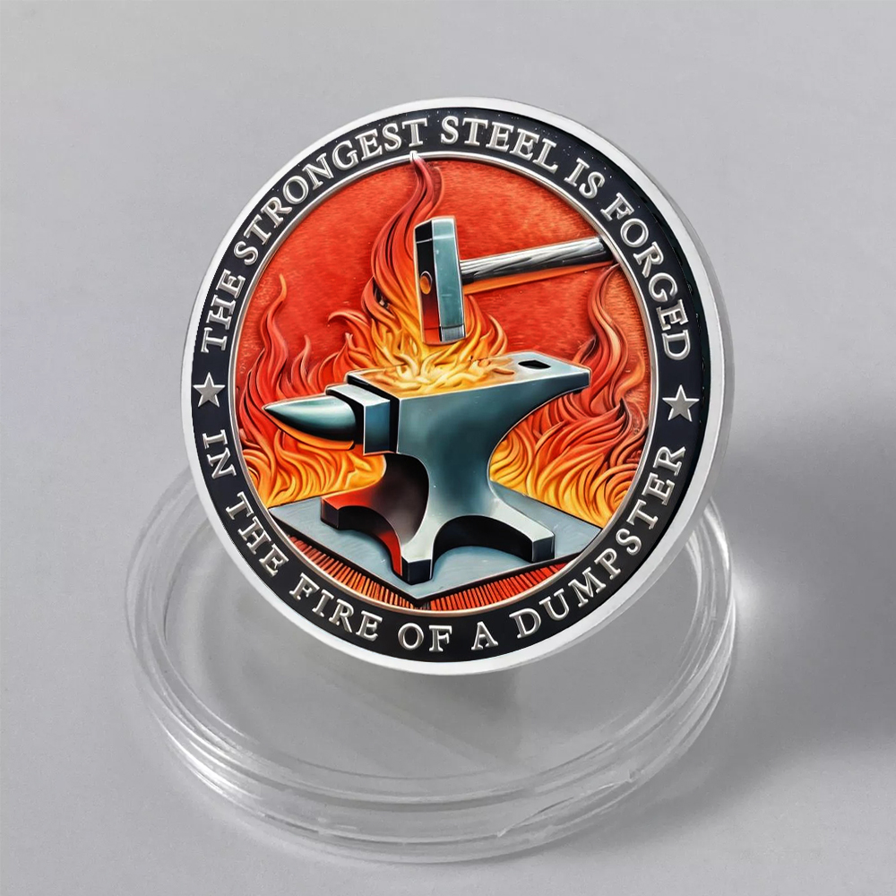 Dumpster Fire Challenge Coin XIX
