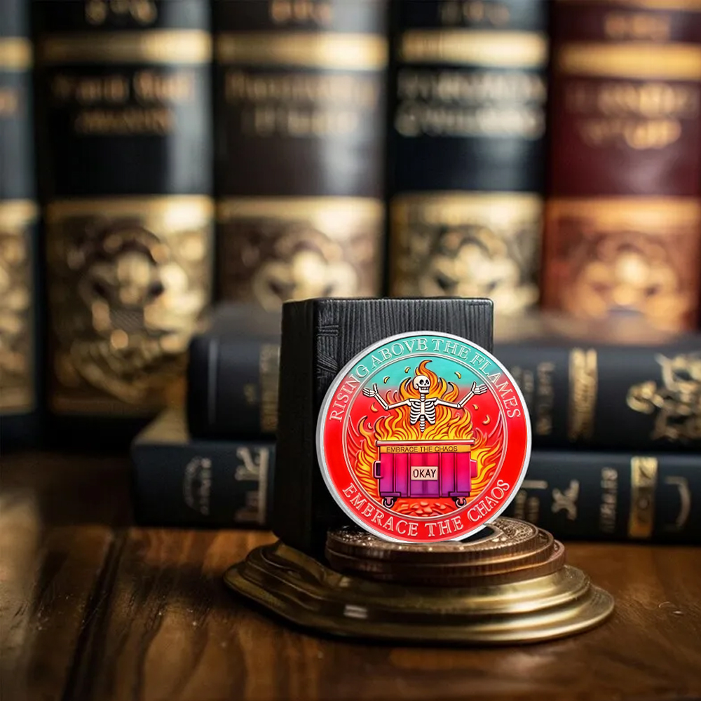 Dumpster Fire Challenge Coin XVII