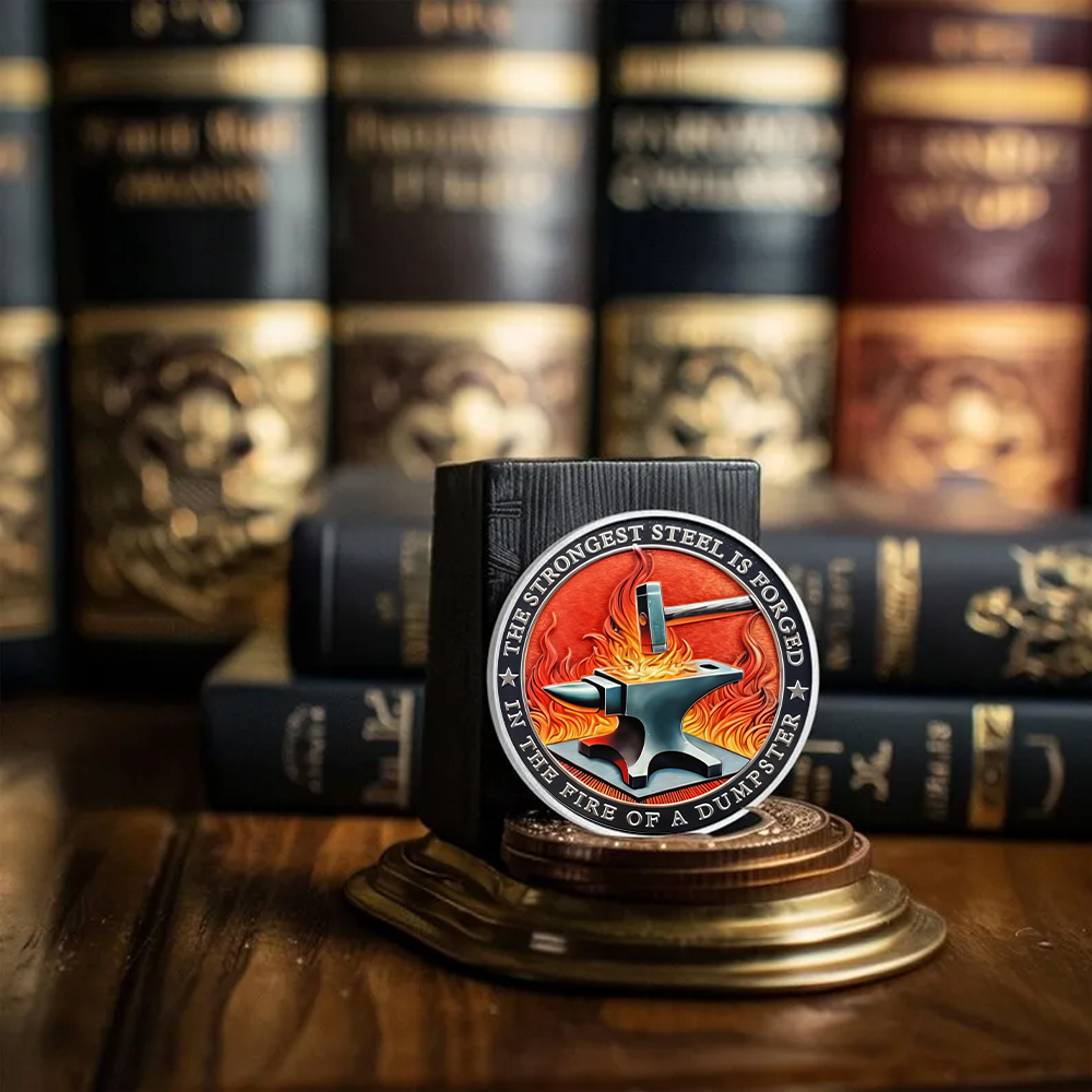 Dumpster Fire Challenge Coin XIX