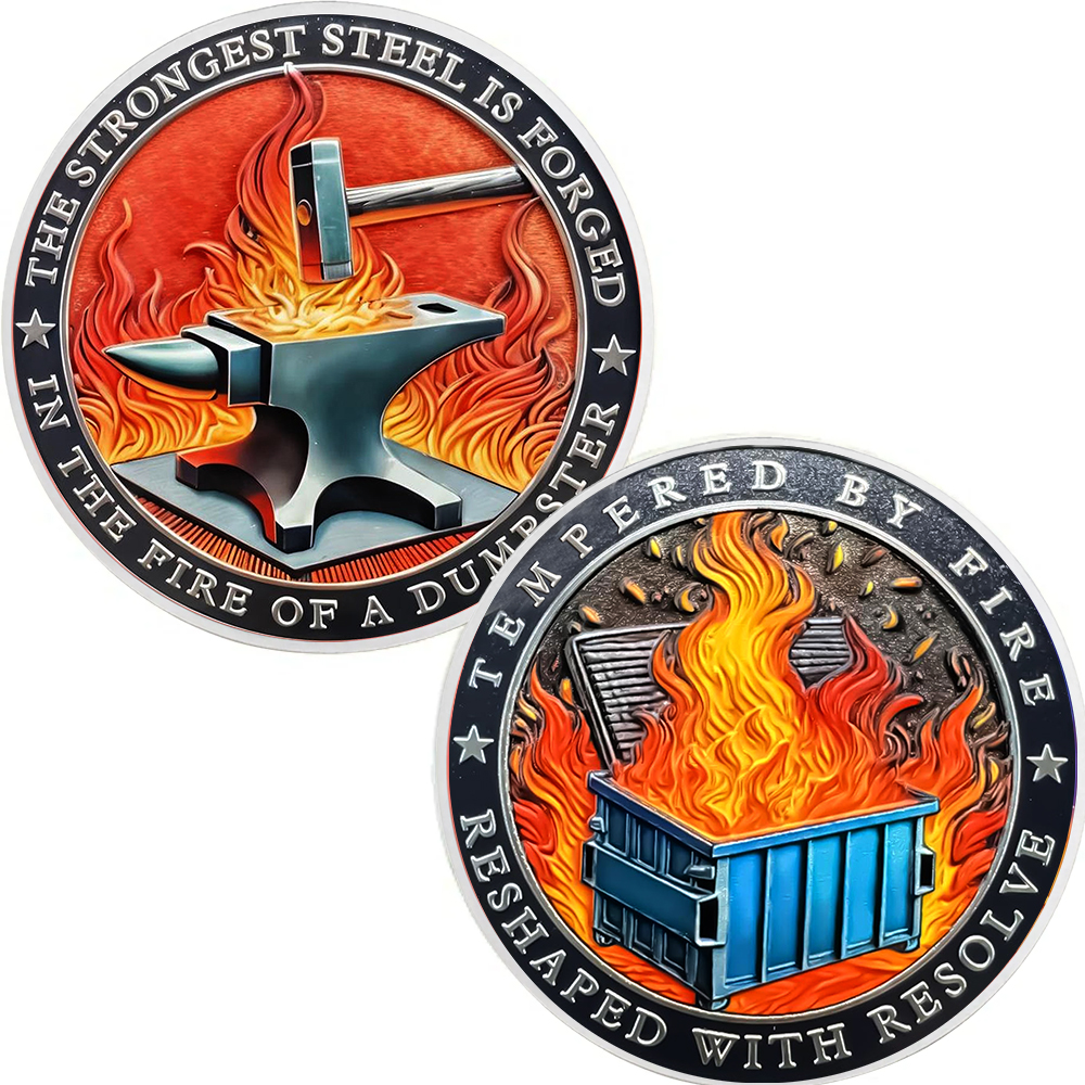 Dumpster Fire Challenge Coin XIX