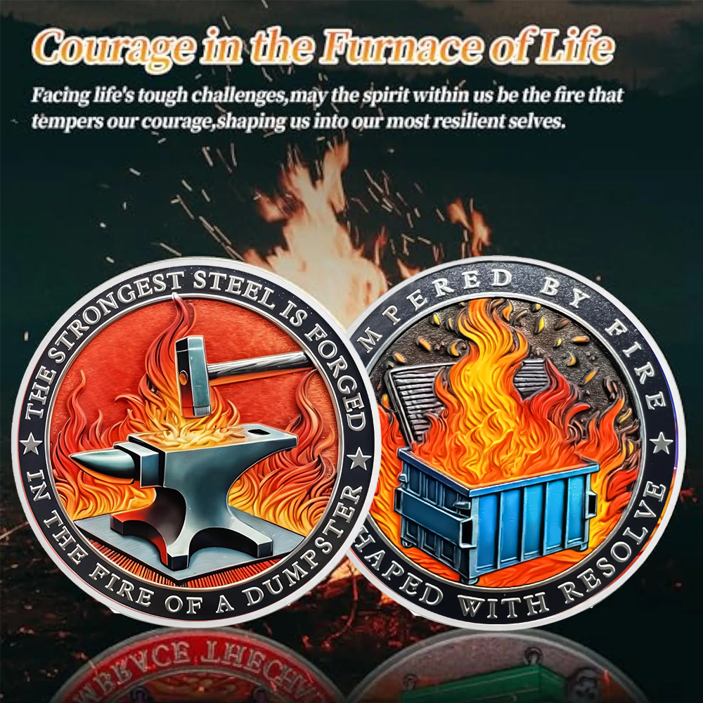 Dumpster Fire Challenge Coin XIX