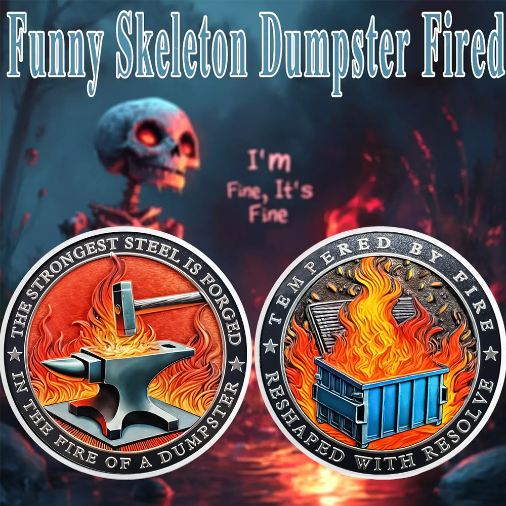 Dumpster Fire Challenge Coin XIX