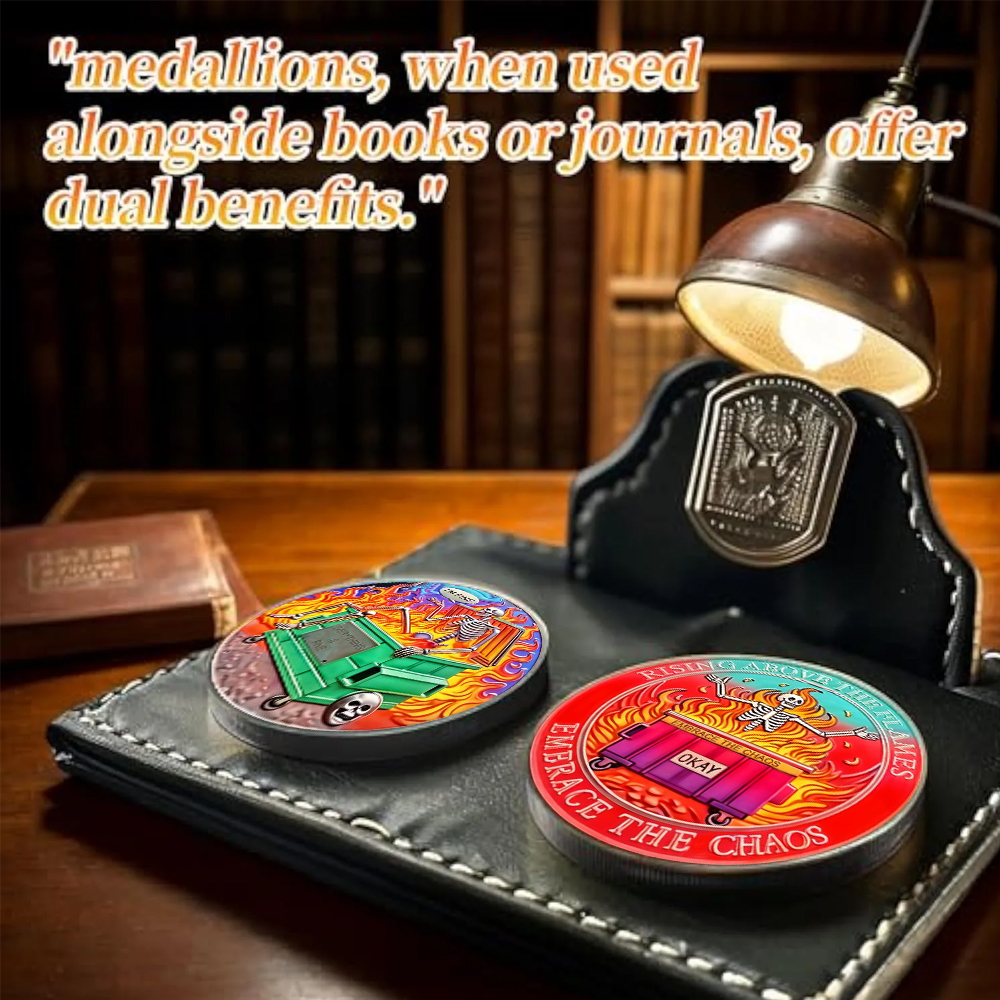 Dumpster Fire Challenge Coin XVII