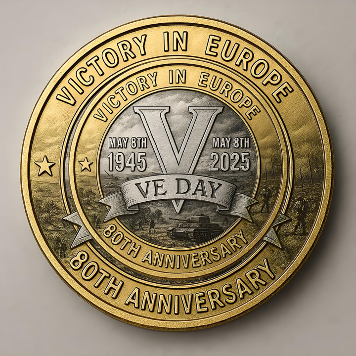 VE Day 80th Anniversary Coin