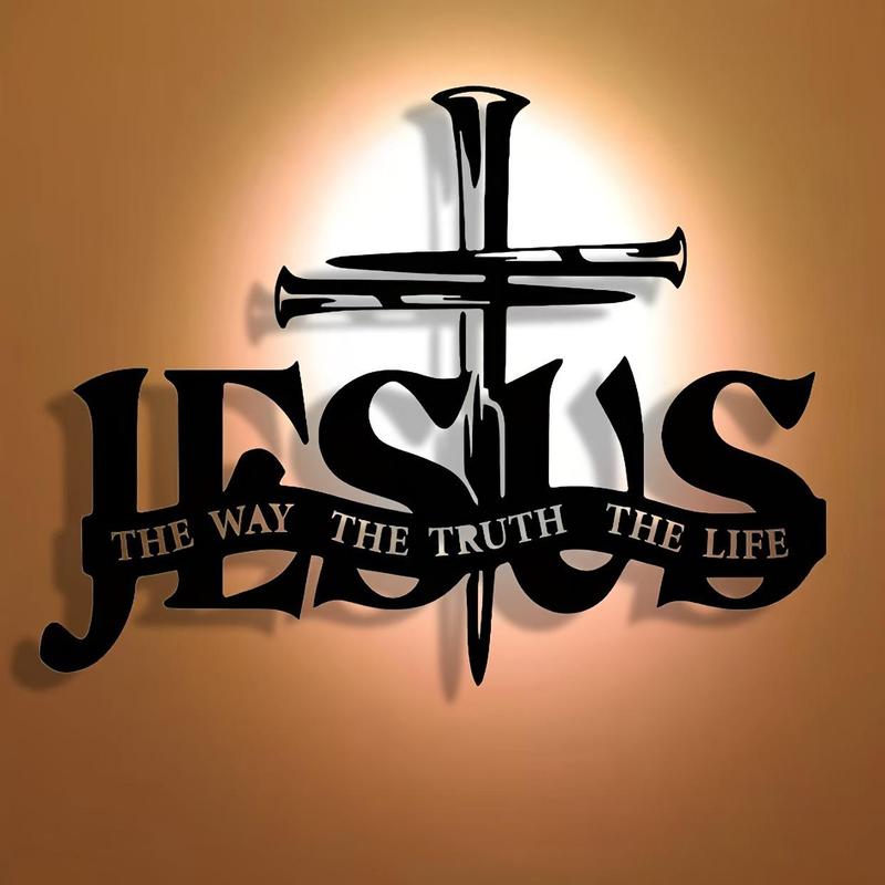 Jesus & Cross Design Wall Art 