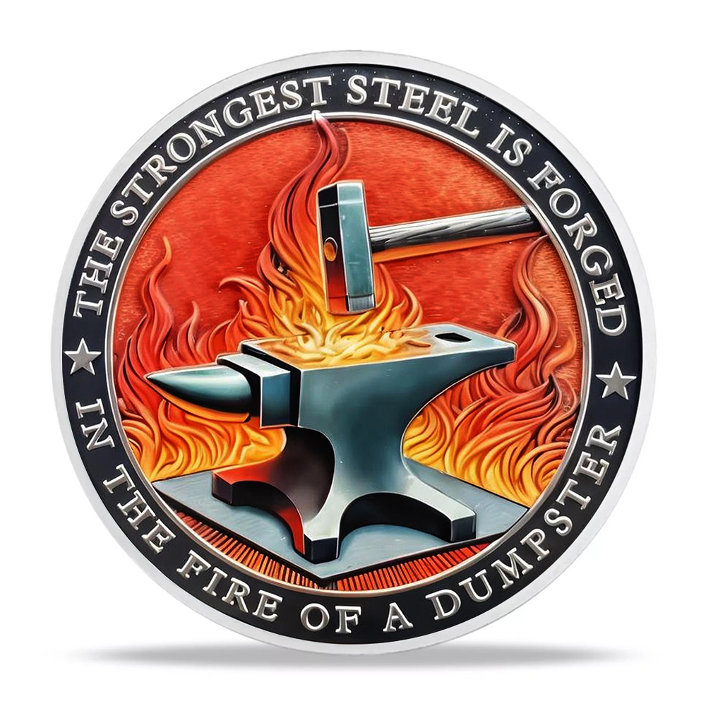 Dumpster Fire Challenge Coin XIX
