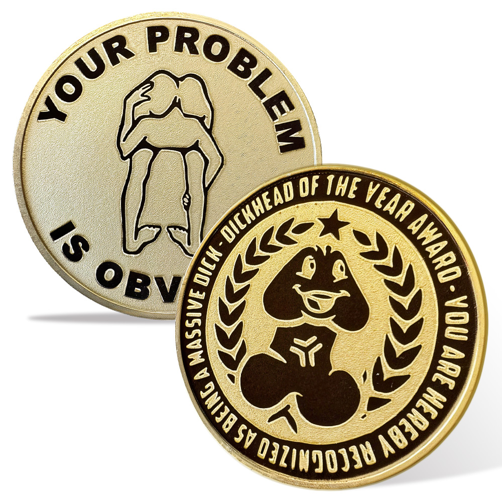 “Dickhead of the Year Award” Challenge Coin