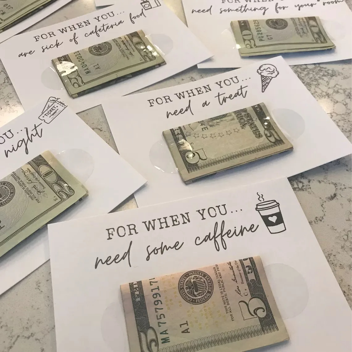 College Gift Card Care Package