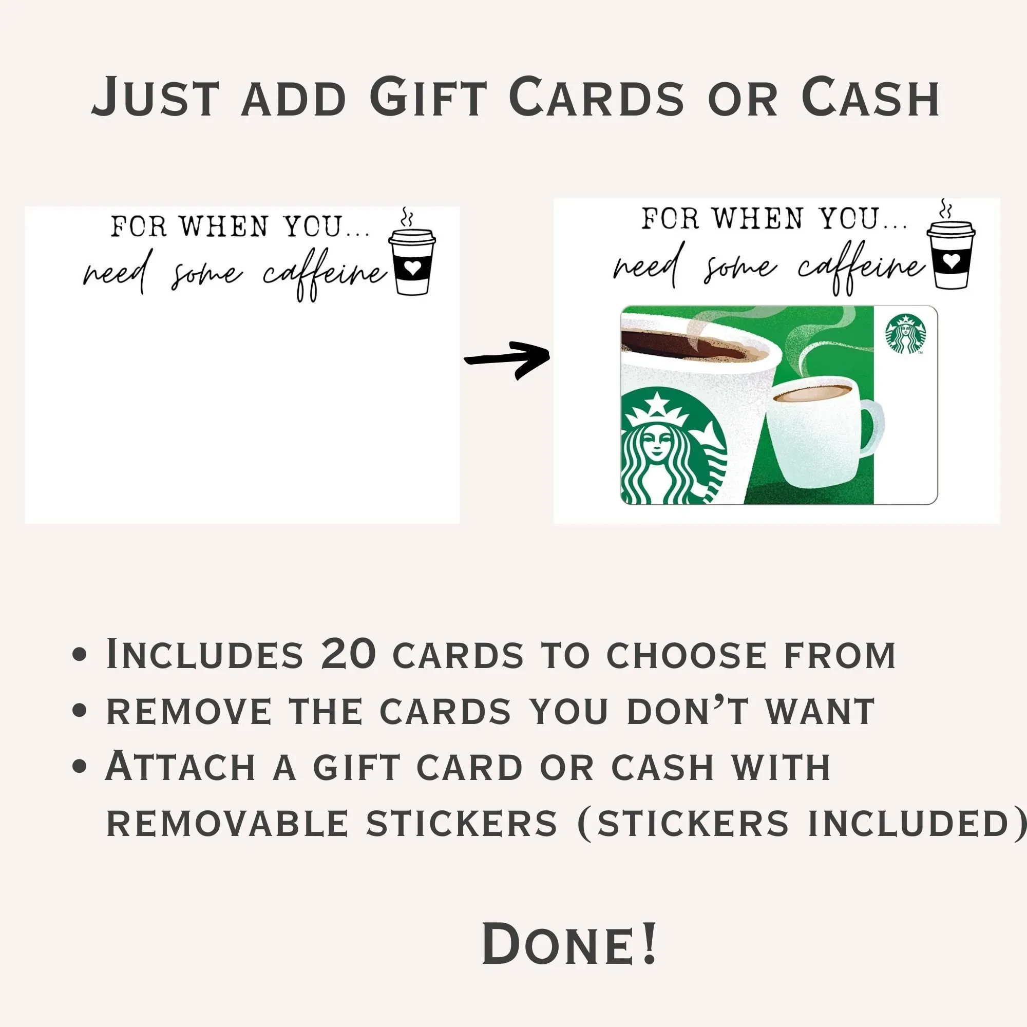 College Gift Card Care Package