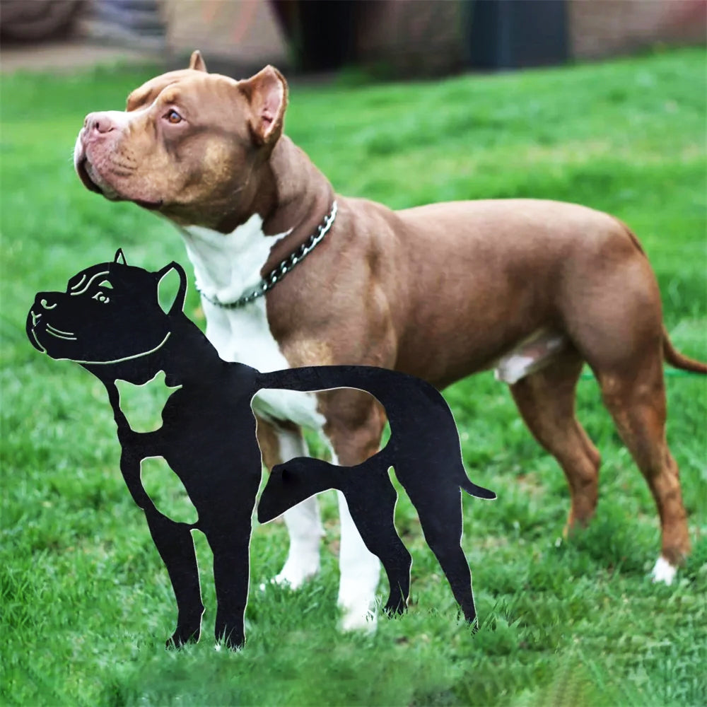 🐕🎁Metal Art Animal Silhouette 💕Add a Cheerful Atmosphere to Your Garden🤩