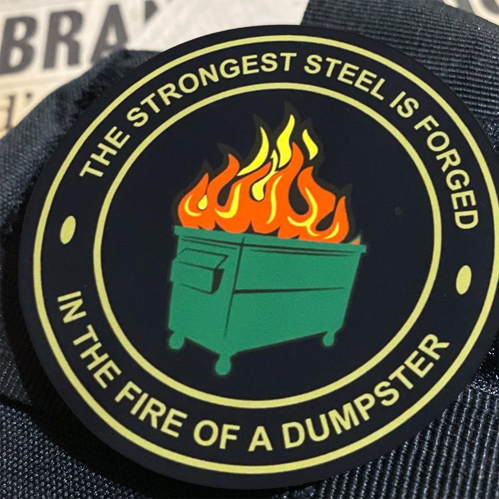 PVC Dumpster Fire Morale Patch