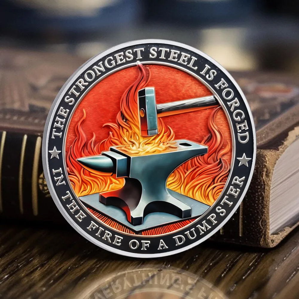 Dumpster Fire Challenge Coin XIX