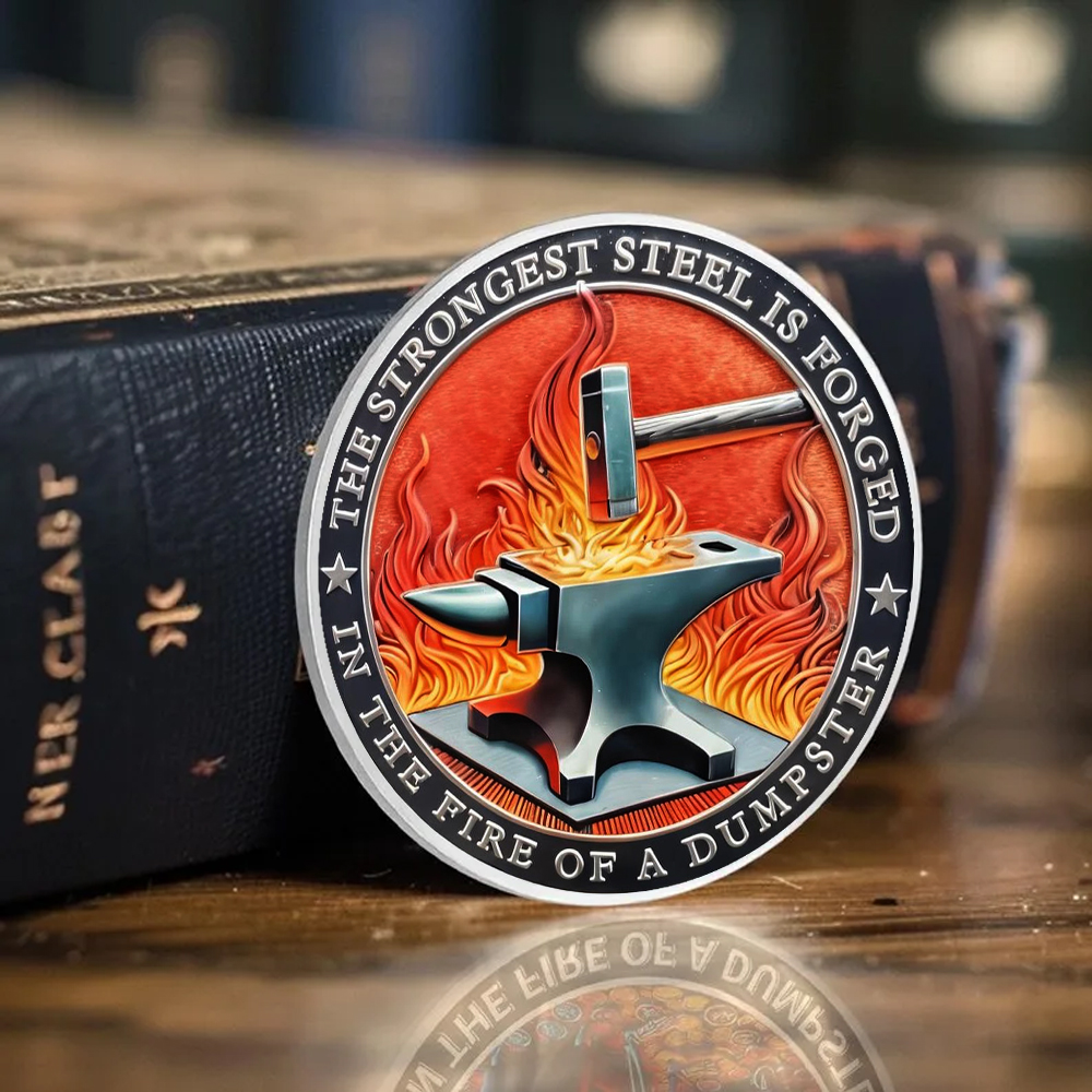 Dumpster Fire Challenge Coin XIX