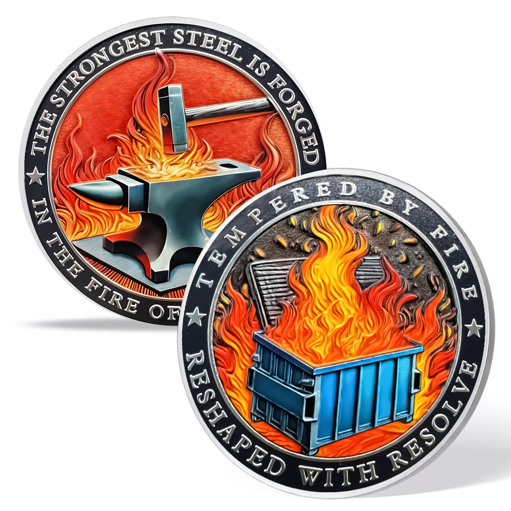Dumpster Fire Challenge Coin XIX