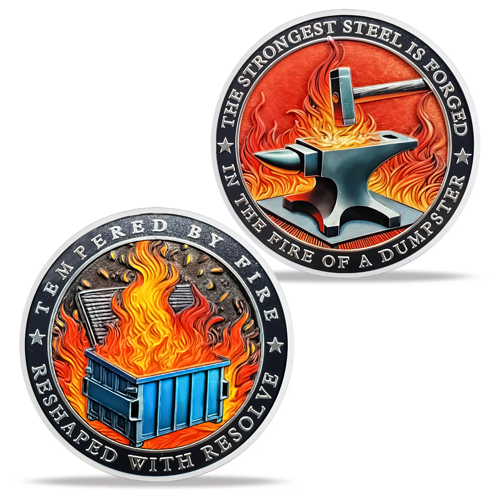 Dumpster Fire Challenge Coin XIX