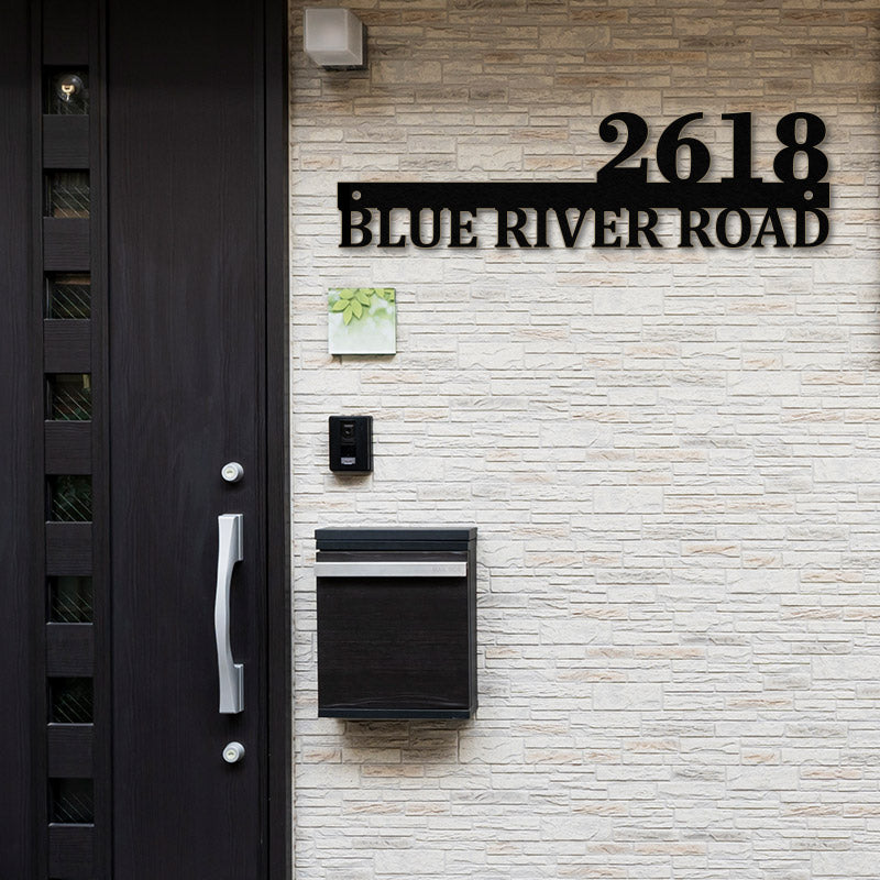 💕Personalized Address Metal Sign House Numbers for Home & Garden🎁【Buy 2 Free Shipping】