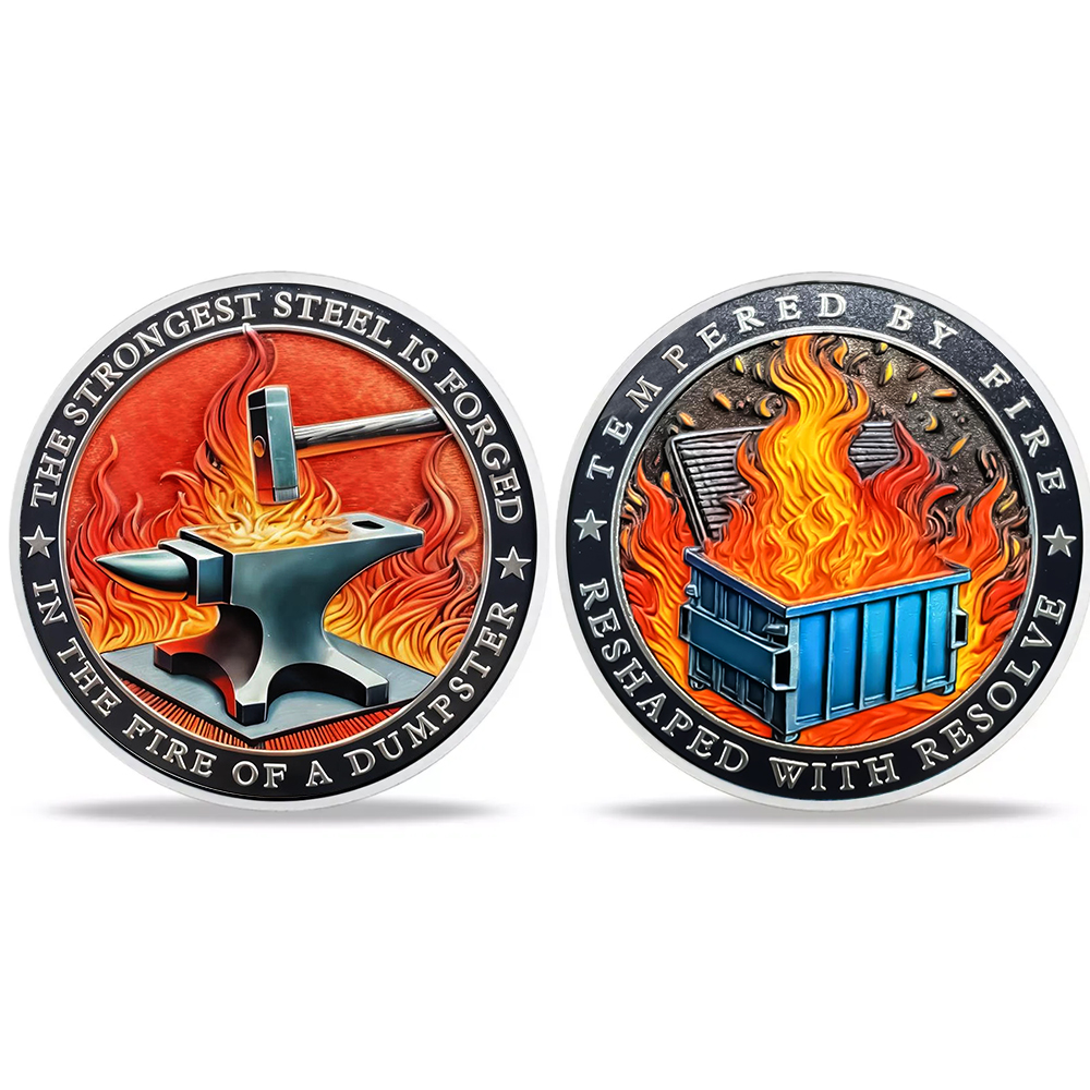 Dumpster Fire Challenge Coin XIX