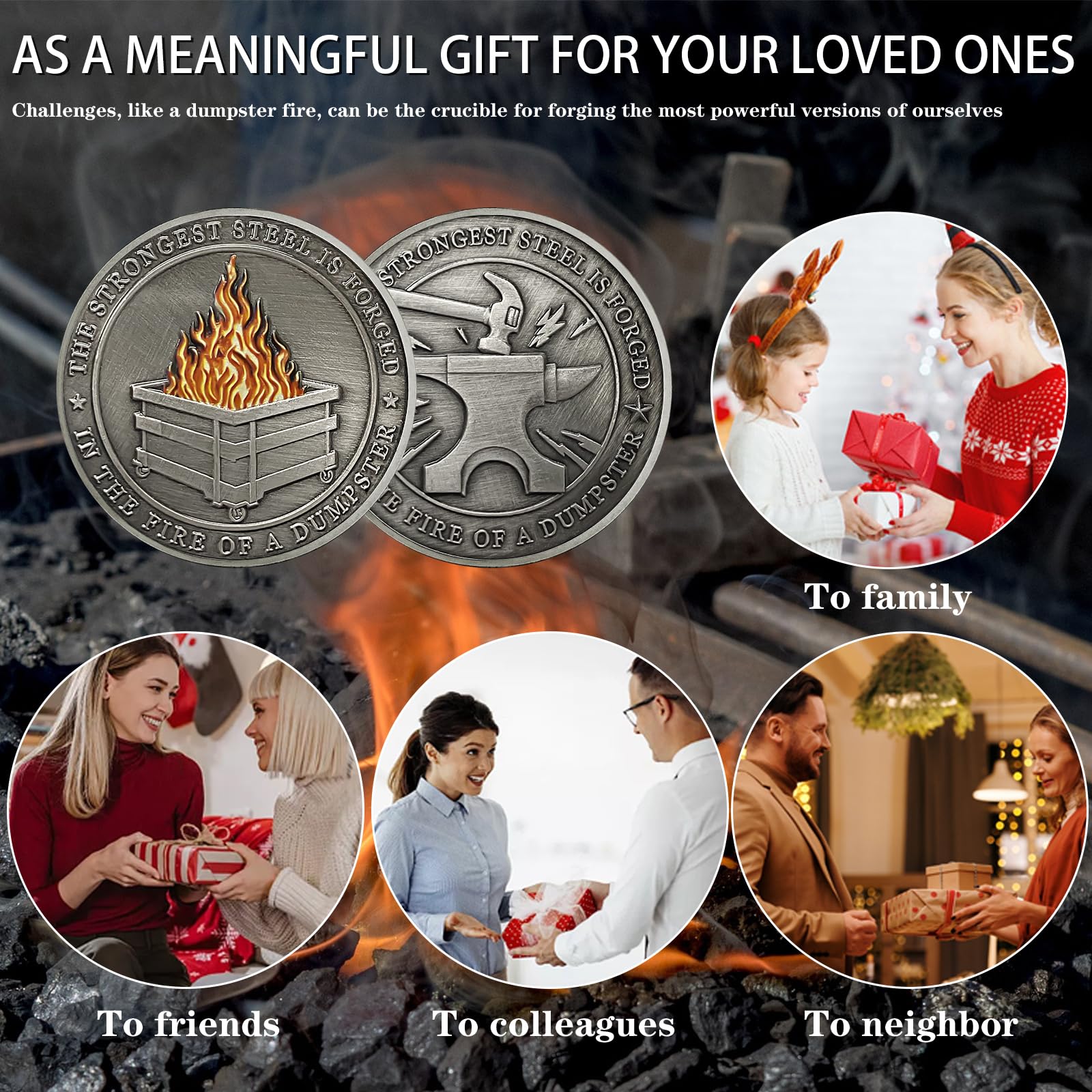 Dumpster Fire Challenge Coins
