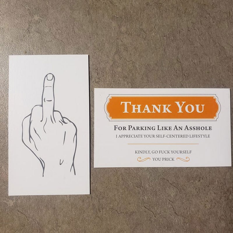 Bad Parking Cards