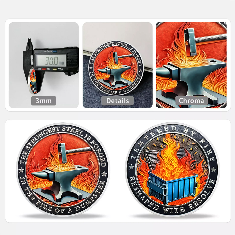 Dumpster Fire Challenge Coin XIX
