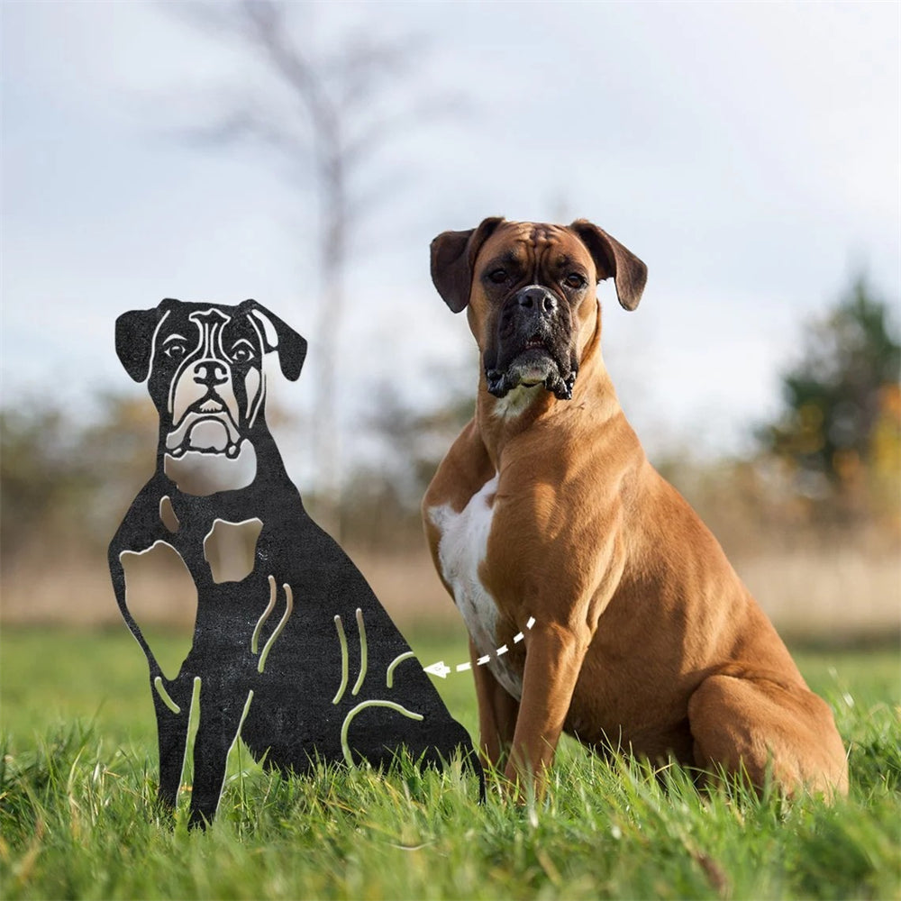 🐕🎁Metal Art Animal Silhouette 💕Add a Cheerful Atmosphere to Your Garden🤩