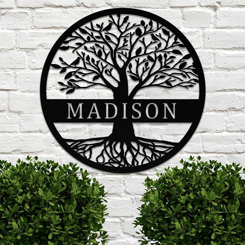 💕Custom Name Elaborate Tree Of Life Metal Sign 🎁【Buy 2 Free Shipping】 $34.95 USD