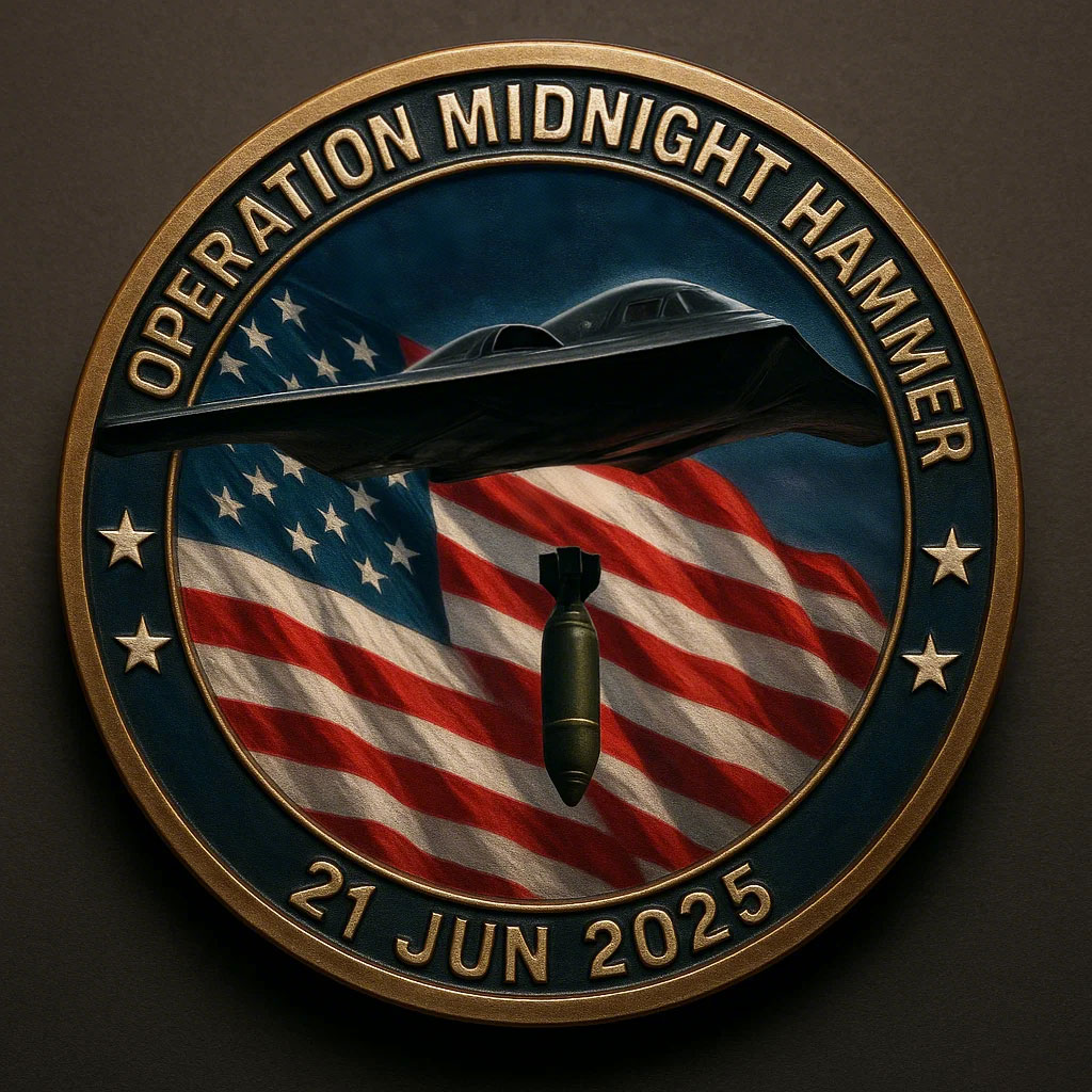 Operation Midnight Hammer Challenge Coin
