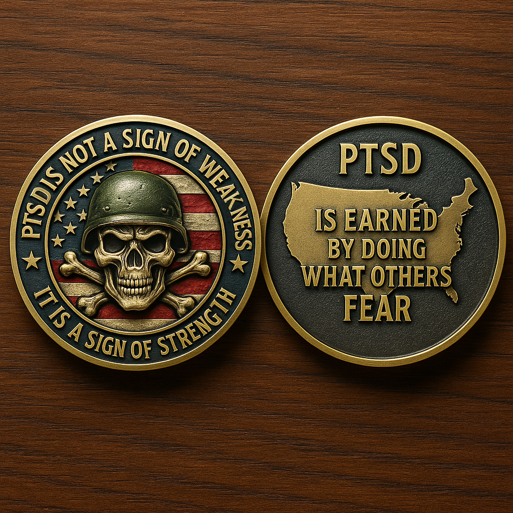 PTSD Combat Veteran Challenge Coin