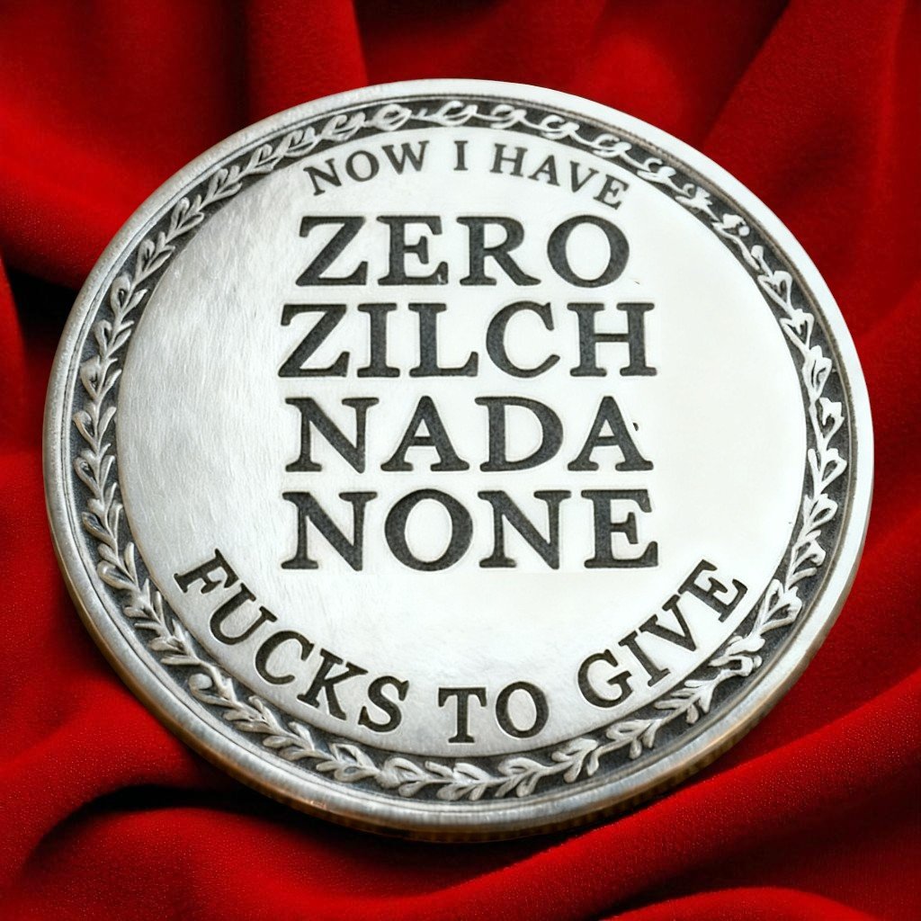 💥The F-CAW-F Coin — For Those Who Laugh at Life and Give Zero F*cks!