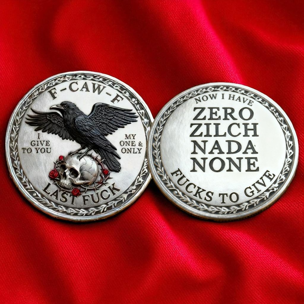 💥The F-CAW-F Coin — For Those Who Laugh at Life and Give Zero F*cks!