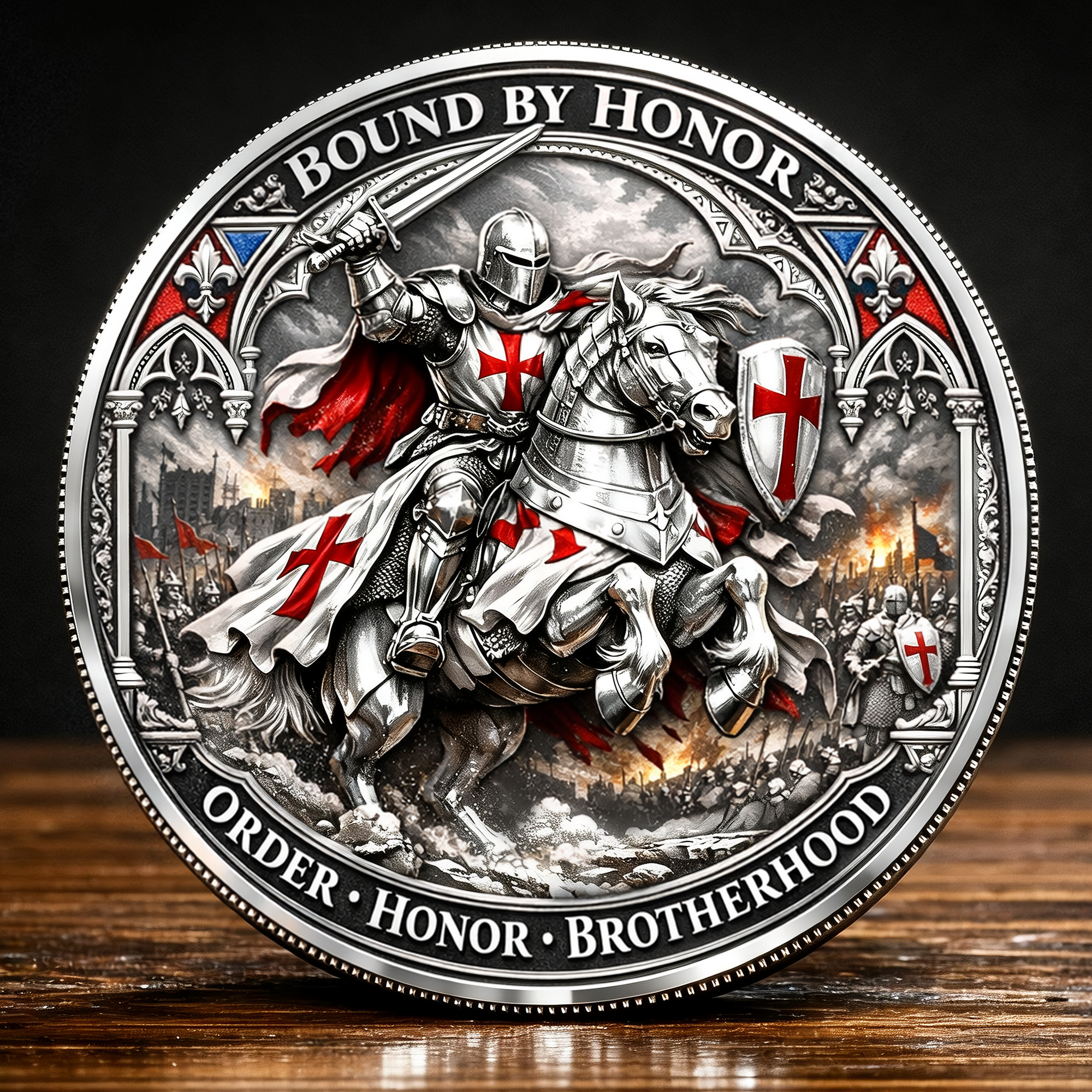 Order • Honor • Brotherhood Challenge Coin