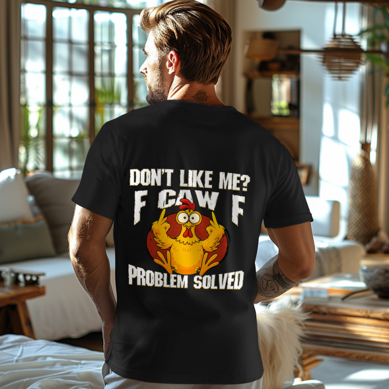Don't Like Me F*ck Off" Funny Slogan T-Shirt - Edgy Sarcastic Gen Y Tee, Custom Attitude Shirt